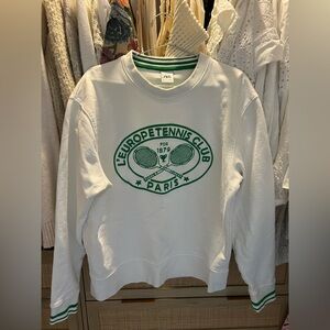 Zara Paris tennis club sweater